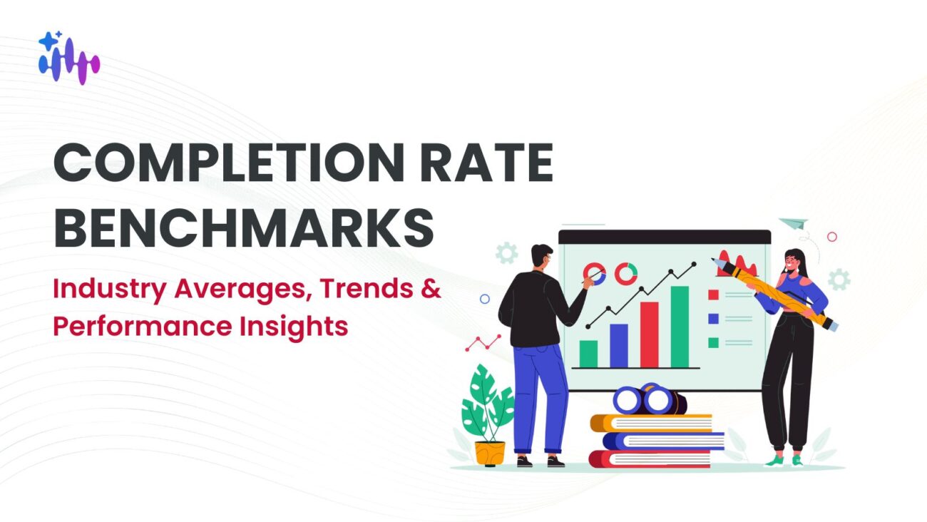 Course completion rate benchmarks by industry