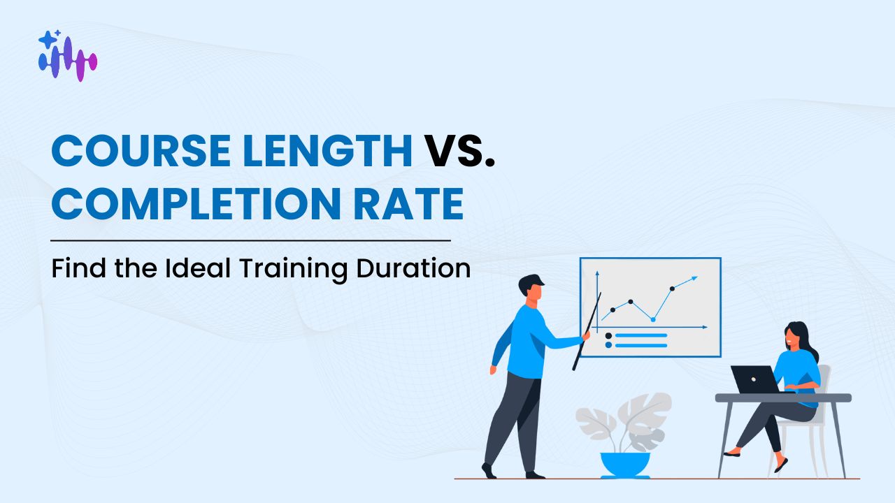 training completion rate by course length